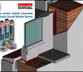 Ciepły montaż okien Soudal Window System