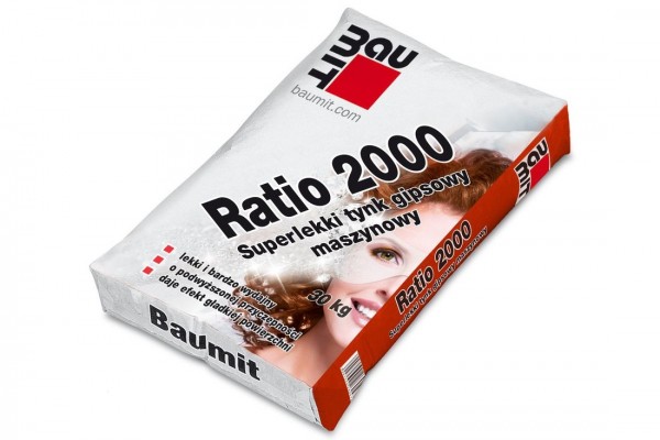 Superlekki tynk gipsowy Baumit Ratio 2000