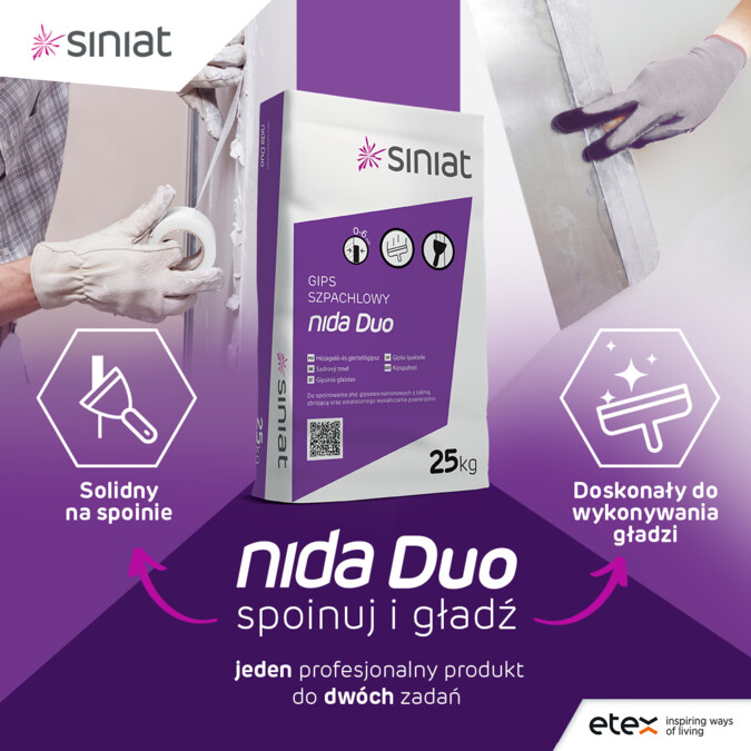 Gips szpachlowy Nida Duo