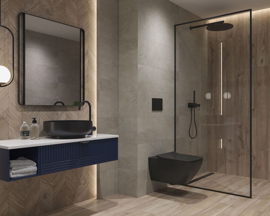 Łazienka w stylu loft – gotowe aranżacje