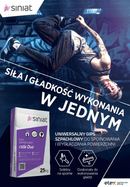 SINIAT - siła i gładkość wykonania w jednym
