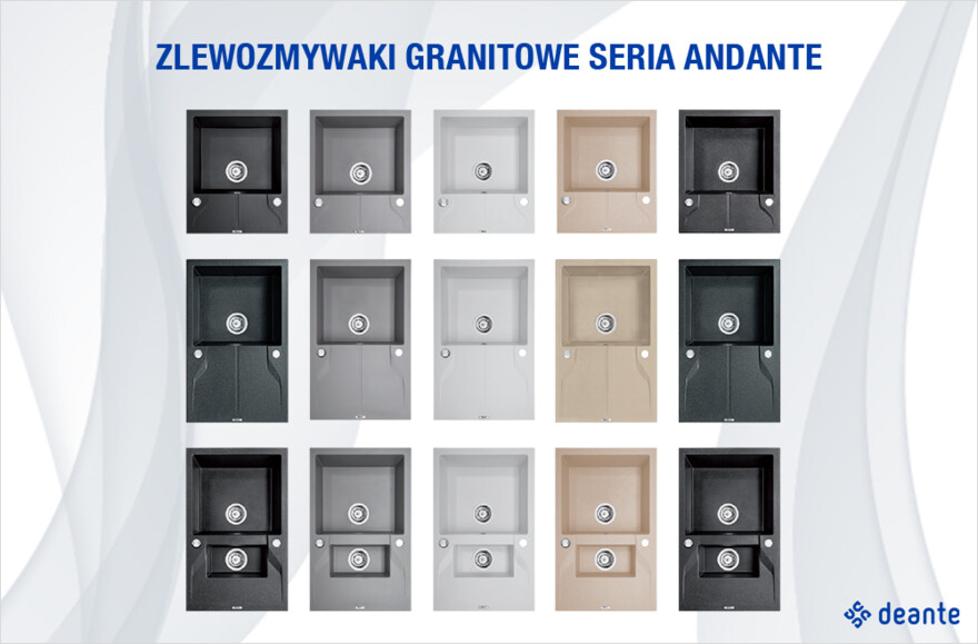 Zlewozmywaki granitowe Andante