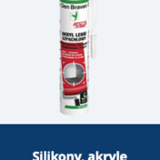 Silikony, akryle
