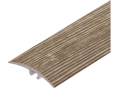 Zdjęcie: Kształtownik PVC wcisk szeroki 40 mm - 1,8 m dąb glina okleina mat CEZAR