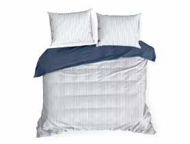 Komplet pościeli Raya 220x200 cm,70x80 cm - 2 szt. biało-granatowa EUROFIRANY