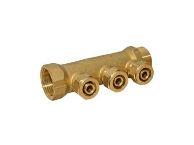 Zdjęcie: Rozdzielacz PEX 1 x 16 mm x 3 system skręcany IDMAR