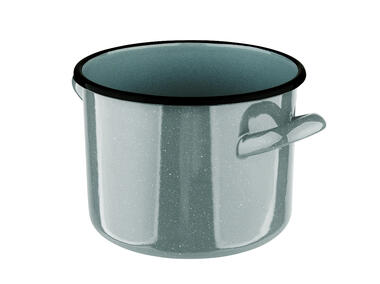 Zdjęcie: Garnek prosty 7,5 L średnica 24 cm, wysokość 17 cm szałwiowy nakrapiany ALTOMDESIGN