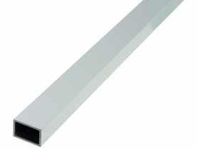 Rura czw. ALU anodowy 1000x50x20x2,0 mm ALBERTS