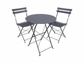 Zestaw mebli Bistro 2+1 szary VERDENIA