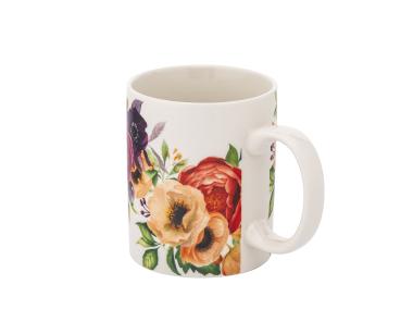 Zdjęcie: Kubek prosty Babcia ukochana 350 ml z kartką z życzeniami oraz stempelkami ALTOM DESIGN