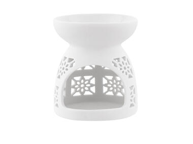 Zdjęcie: Kominek porcelanowy zapachowy dekorowany Kwadraty 9 cm ALTOMDESIGN