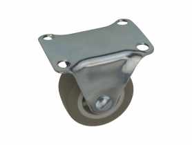 Zestaw z kołem gumowym 42 mm, 15 kg stały METRO