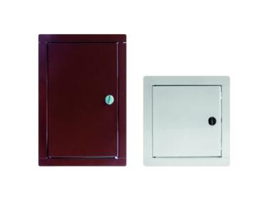 Zdjęcie: Drzwiczki rewizyjne metalowe kominowe brąz 14x21 cm PRZYBYSZ