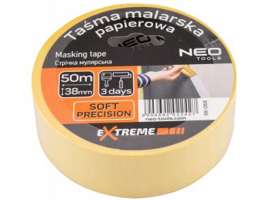 Zdjęcie: Taśma malarska papierowa 38 mm x 50 m żółta NEO TOOLS