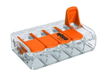 Zdjęcie: Szybkozłączka uniwersalna 5x4 mm 25 sztuk WAGO