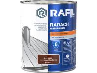 Farba na dach Radach czerwony tlen RAL3009 0,75L RAFIL