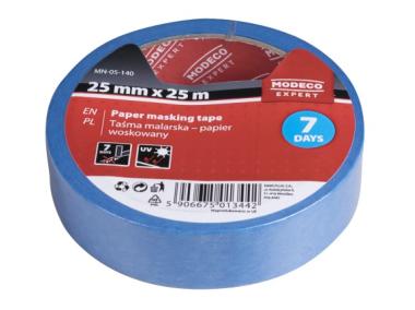 Zdjęcie: Taśma maskująca niebieska 48 mm - 25 m uv protect MODECO EXPERT