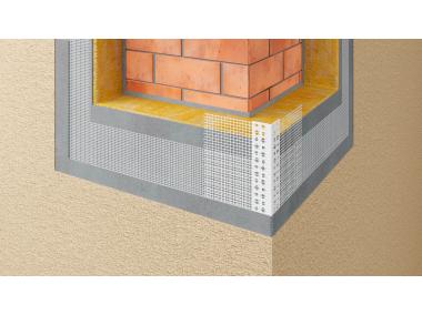 Zdjęcie: Kątownik prosty z siatką BP10 L250 25 cm BELLA PLAST