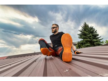 Zdjęcie: Spodnie robocze dekarskie męskie do pasa stretch 240 g/m2 L40549 LAHTI PRO