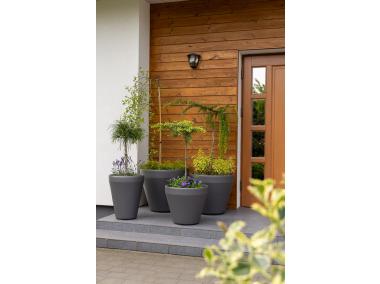 Zdjęcie: Donica Lima 460, antracyt LAMELA