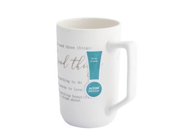 Zdjęcie: Kubek prosty wysoki 550 ml dekoracja good things ALTOM DESIGN