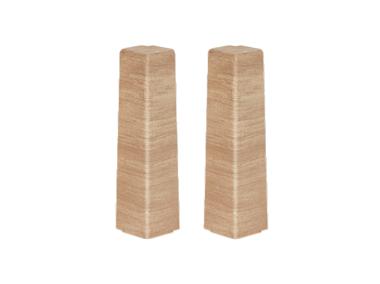 Zdjęcie: Zakończenia do listwy przypodłogowej Masterline narożnik zew. 1 kpl. 2 szt. Honey amber Mat CEZAR