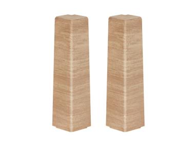 Zdjęcie: Zakończenia do listwy przypodłogowej Masterline narożnik zew. 1 kpl. 2 szt. Honey amber Mat CEZAR