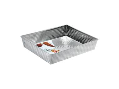 Zdjęcie: Forma na ciasto Szarlotta 30x25x6 cm fakturowana DOMOTTI