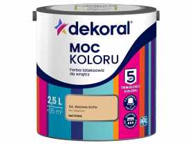 Farba lateksowa Moc Koloru Beżowe boho 2,5 L DEKORAL