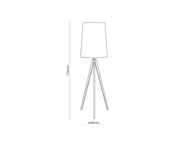 Zdjęcie: Lampa podłogowa Walz white 1 pł 5047 TK LIGHTING