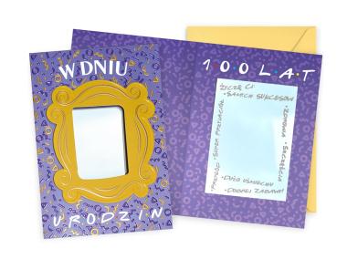 Zdjęcie: Karnet DK-1217 Urodziny - Friends, lusterko KUKARTKA