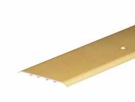 Profil progowy płaski owalny aluminium anoda 80 mm 1 m złoty CEZAR