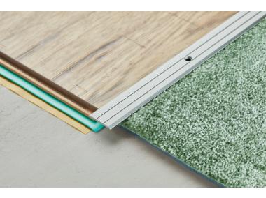 Zdjęcie: Profil progowy ochronny aluminium anoda 25 mm 0,9 m złoty CEZAR