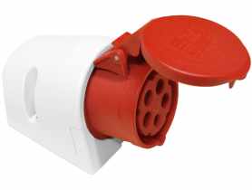 Gniazdo siłowe stałe IP44 16A 5P 400V ELEKTRO-PLAST