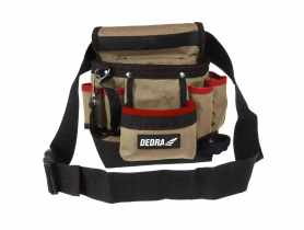 Pas narzędziowy jednoczęściowy 20x10x30 cm 8 kieszeni DEDRA