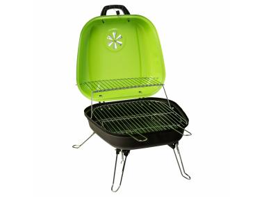 Zdjęcie: Grill węglowy podróżny z pokrywą limonka ACTIVA MASTERCOOK