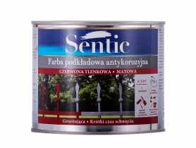 Farba podkładowa antykorozyjna 500 ml czerwony tlenkowy matowy SENTIC