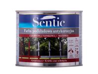 Farba podkładowa antykorozyjna 500 ml czerwony tlenkowy matowy SENTIC