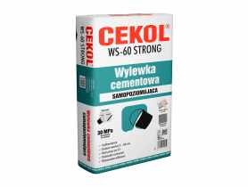 Wylewka cementowa samopoziomująca WS-60 Strong CEKOL