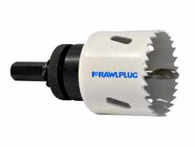 Zestaw otwornic - 20, 25, 32, 40, 51, 65 + 2 adaptery elektryk 9 elementów RAWLPLUG