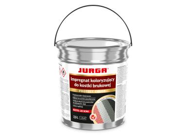 Zdjęcie: Impregnat koloryzujący do kostki brukowej Protect Color 2,5 L grafitowy JURGA