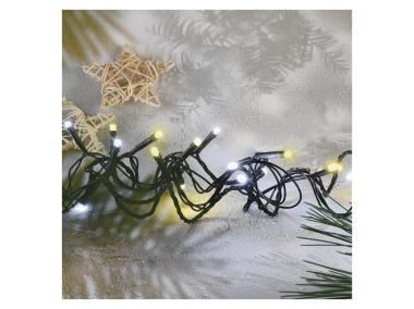 Zdjęcie: Lampki choinkowe Classic 120 LED 12 m ciepła + zimna biel, IP44 EMOS