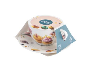Zdjęcie: Filiżanka 260 ml Słodkości ze spodkiem 15 cm ALTOM DESIGN
