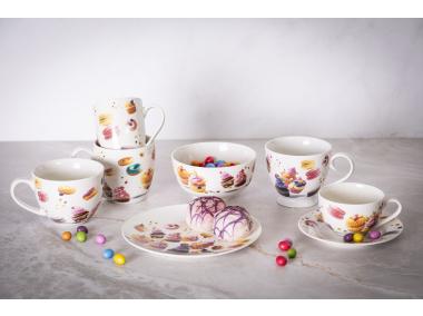 Zdjęcie: Filiżanka 260 ml Słodkości ze spodkiem 15 cm ALTOM DESIGN