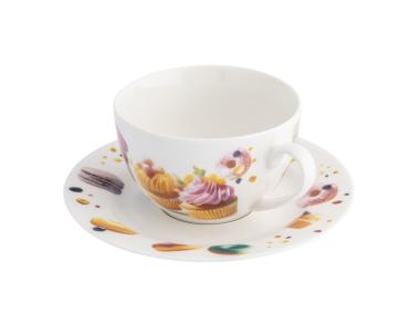 Zdjęcie: Filiżanka 260 ml Słodkości ze spodkiem 15 cm ALTOM DESIGN