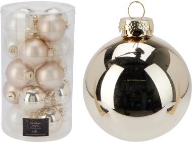 Zdjęcie: Bombki szklane 60 mm 20 sztuk szampan KOOPMAN