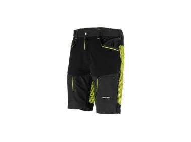 Zdjęcie: Spodenki krótkie dekarskie czarno-zielone wstawki Stretch "3XL", CE, LAHTI PRO
