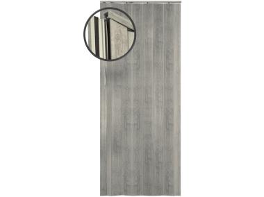 Zdjęcie: Drzwi harmonijkowe ST3AM 83x202,5 cm szara oliwka STANDOM