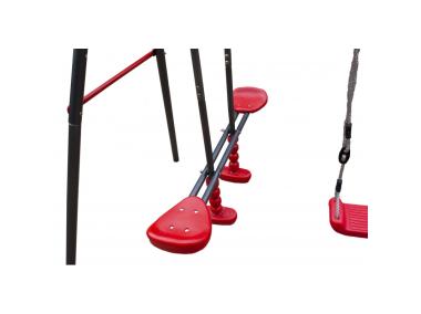 Zdjęcie: Huśtawka metalowa Mila czerwona 4IQ