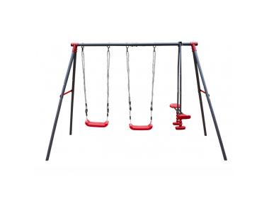 Zdjęcie: Huśtawka metalowa Mila czerwona 4IQ